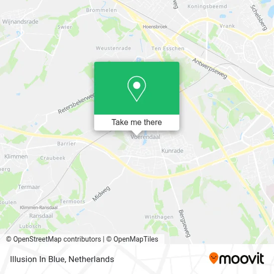 Illusion In Blue map