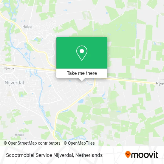 Scootmobiel Service Nijverdal map