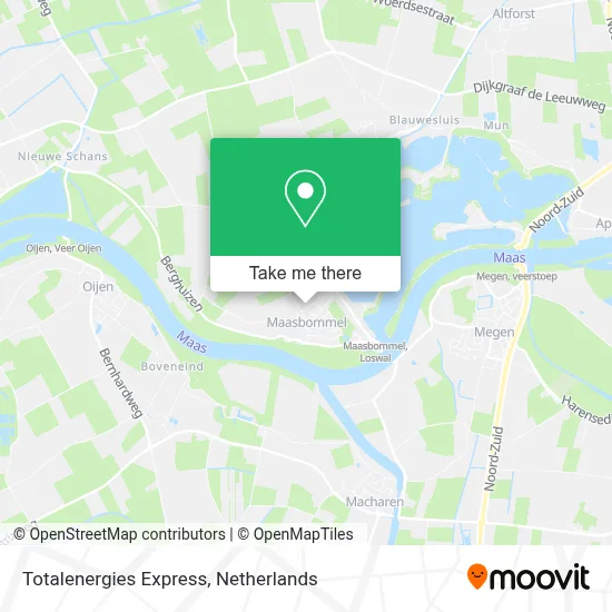 Totalenergies Express map