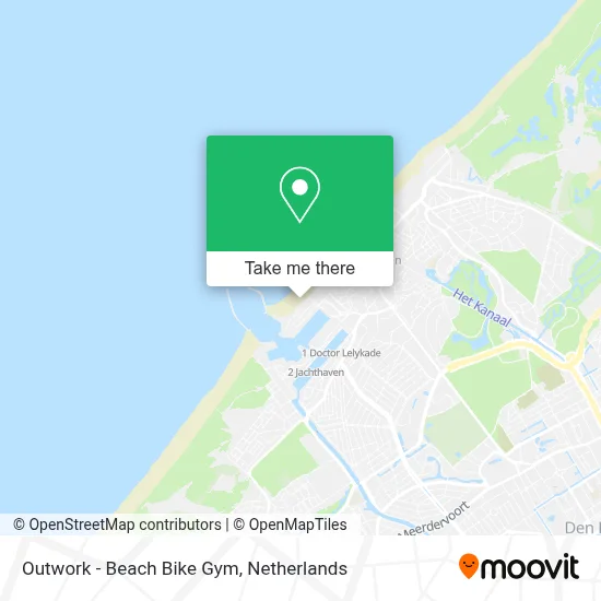 Outwork - Beach Bike Gym map
