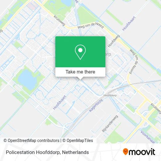 Policestation Hoofddorp map