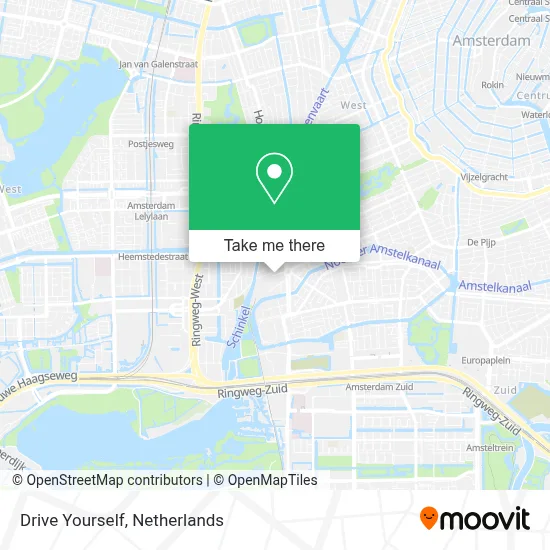 Drive Yourself map