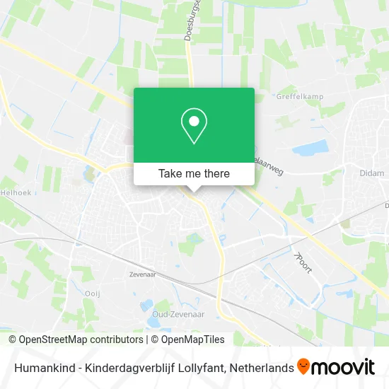 Humankind - Kinderdagverblijf Lollyfant map