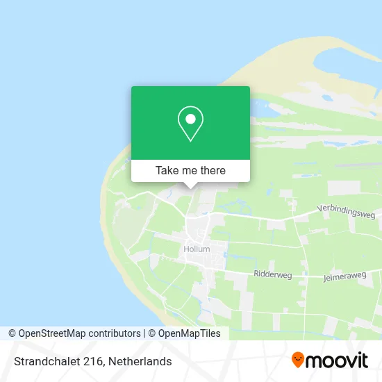 Strandchalet 216 map