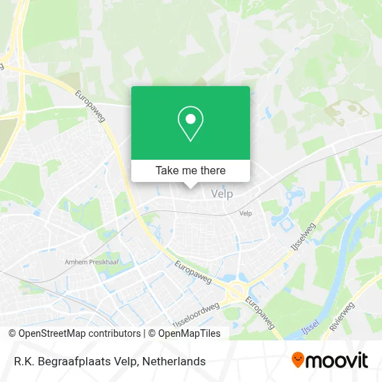R.K. Begraafplaats Velp map