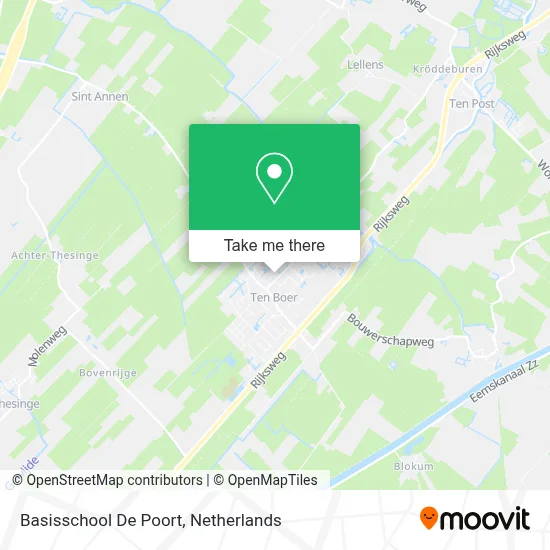 Basisschool De Poort map