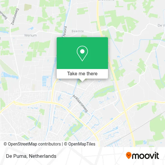 De Puma map
