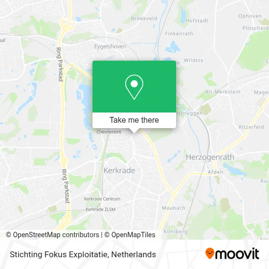 Stichting Fokus Exploitatie map