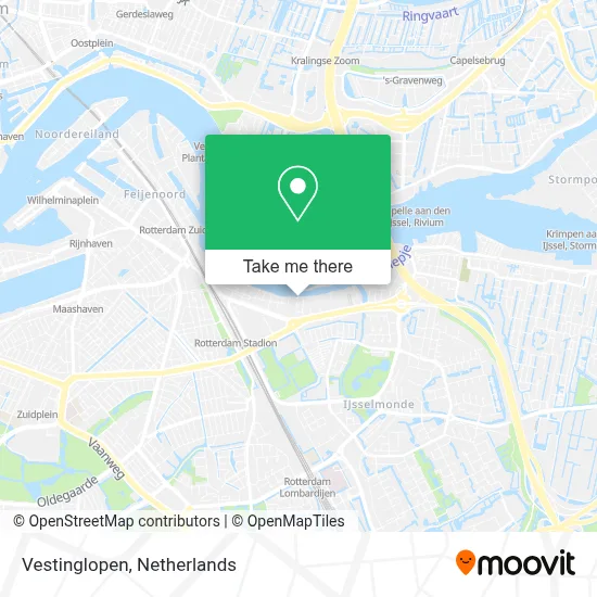 Vestinglopen map