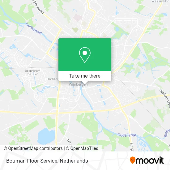 Bouman Floor Service map