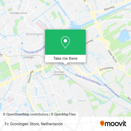 Fc Groningen Store map