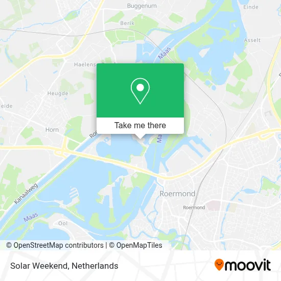 Solar Weekend map
