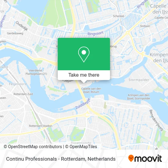Continu Professionals - Rotterdam Karte