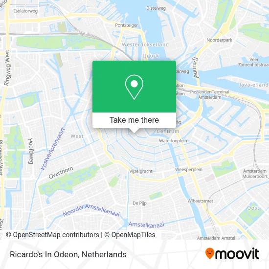 Ricardo's In Odeon map