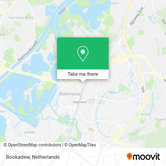 Bookadew map