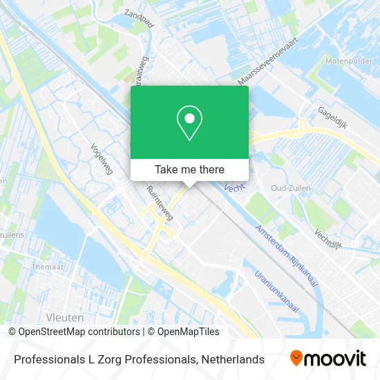 Professionals  L Zorg Professionals map
