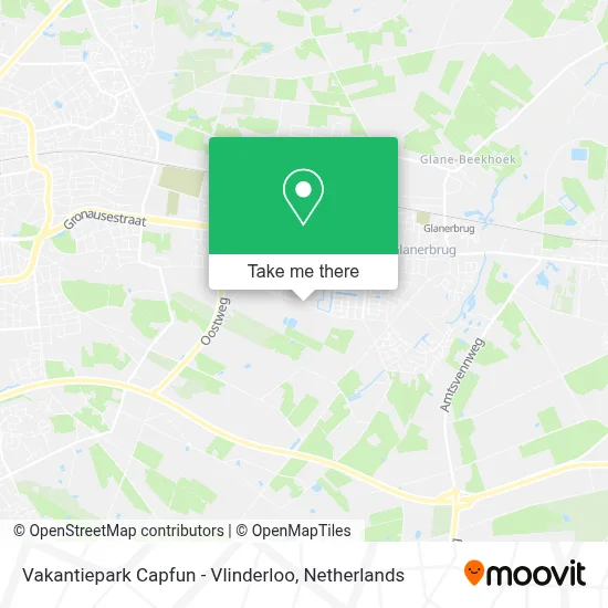 Vakantiepark Capfun - Vlinderloo map