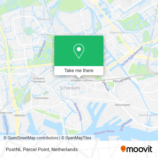 Postnl Pakketpunt map