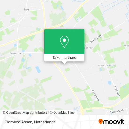 Plameco Assen map