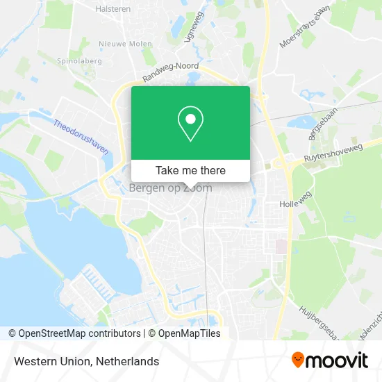 Western Union map