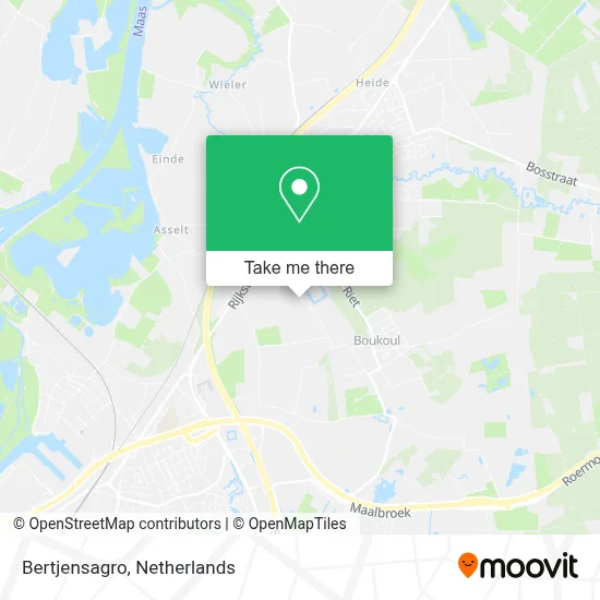 Bertjensagro map