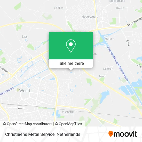 Christiaens Metal Service map
