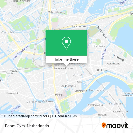 Rdam Gym map