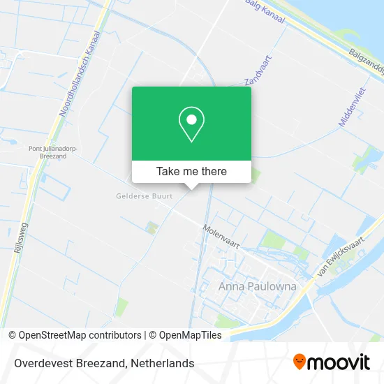 Overdevest Breezand Karte
