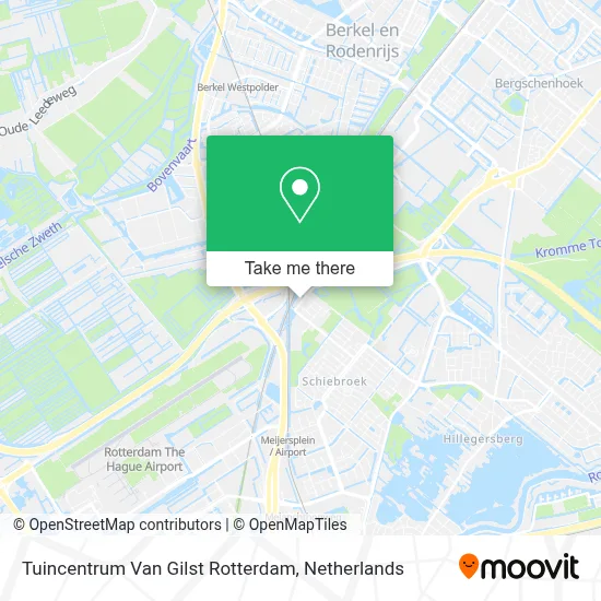 Tuincentrum Van Gilst Rotterdam map
