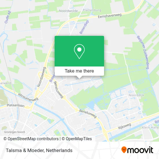Talsma & Moeder map