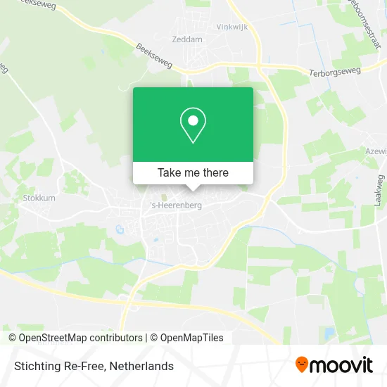 Stichting Re-Free map