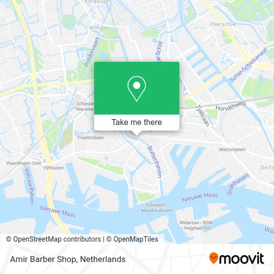 Amir Barber Shop map
