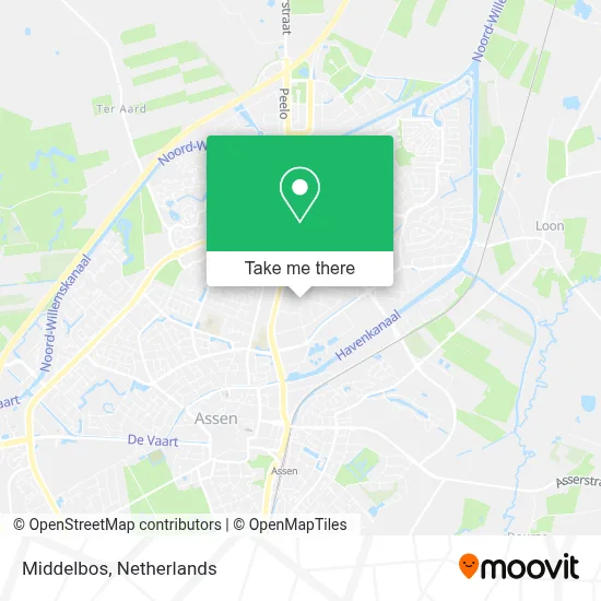 Middelbos map