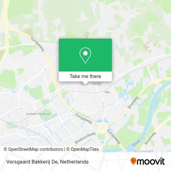 Versgaard Bakkerij De map