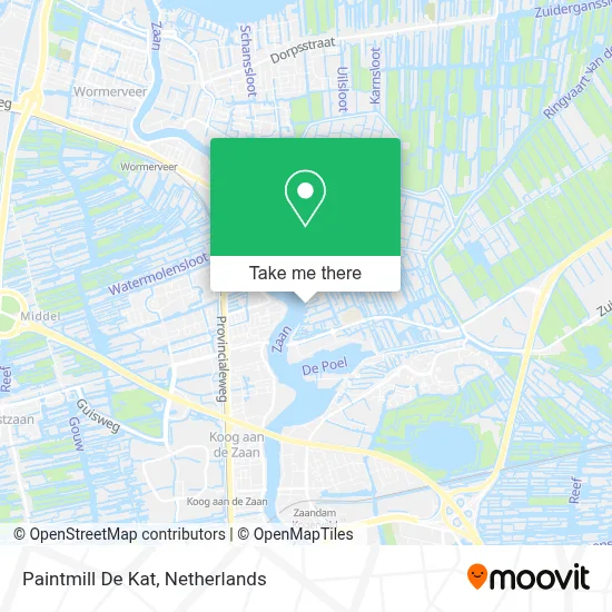 Paintmill De Kat map