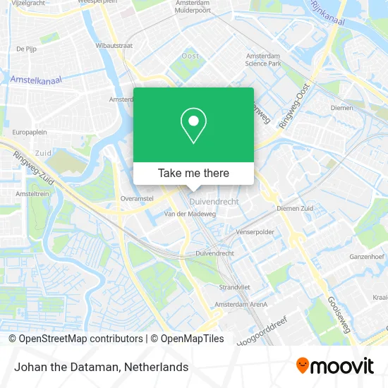 Johan the Dataman map
