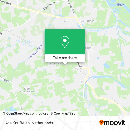 Koe Knuffelen map