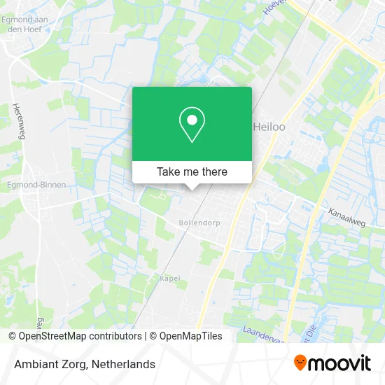 Ambiant Zorg map