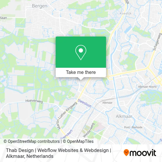 Thab Design | Webflow Websites & Webdesign | Alkmaar Karte