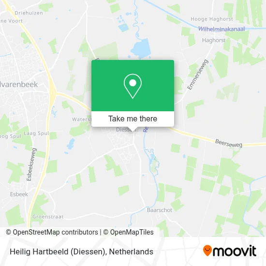 Heilig Hartbeeld (Diessen) map