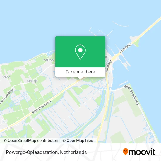 Powergo-Oplaadstation map