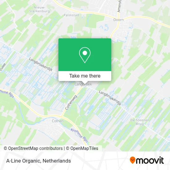 A-Line Organic map
