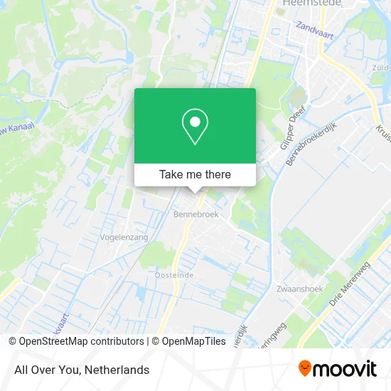 All Over You map