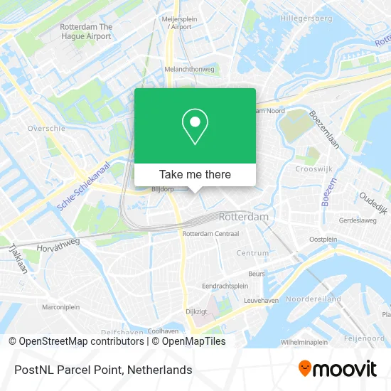 Postnl Pakketpunt map