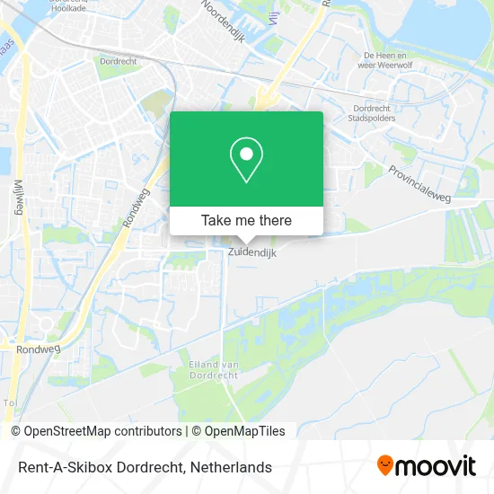 Rent-A-Skibox Dordrecht map