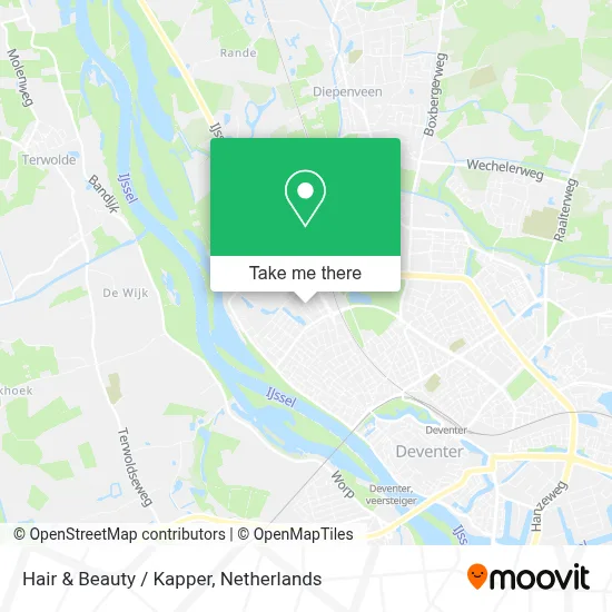 Hair & Beauty / Kapper map