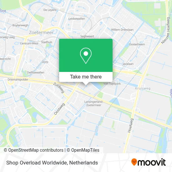Shop Overload Worldwide map