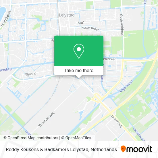 Reddy Keukens & Badkamers Lelystad map