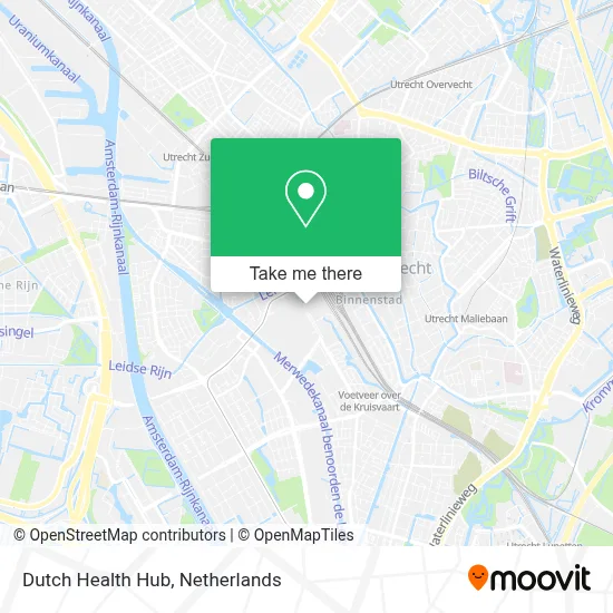 Dutch Health Hub map