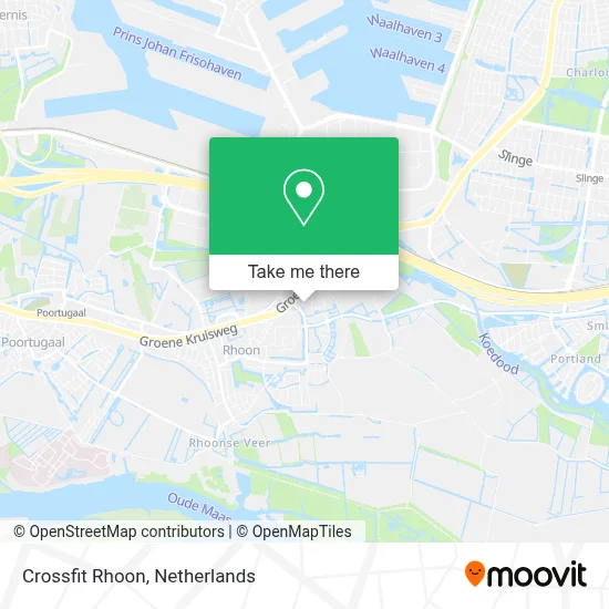 Crossfit Rhoon map